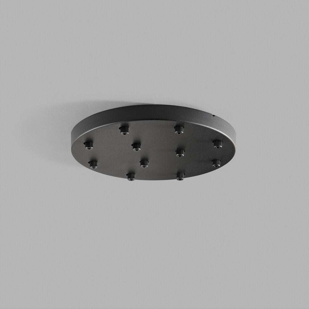 Ceiling base ø400/11 pendants black