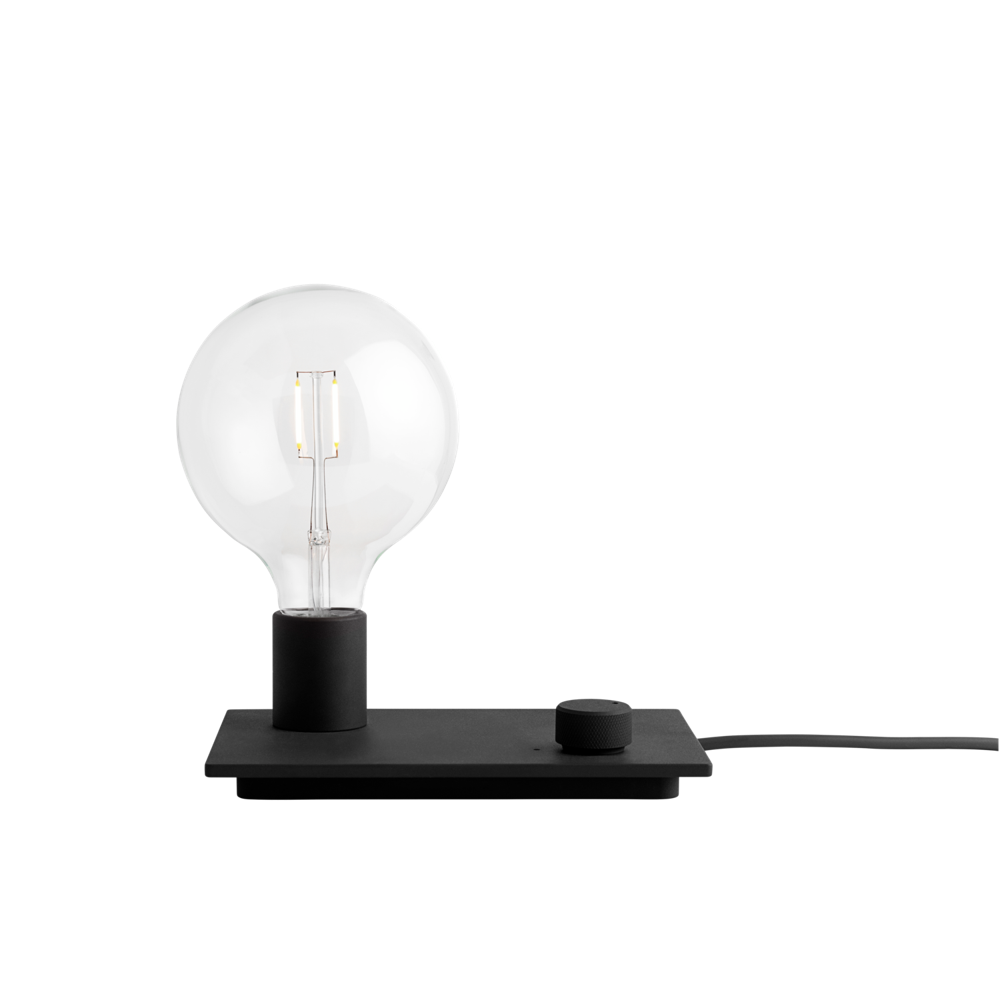 Control bordlampe sort Bordlampe