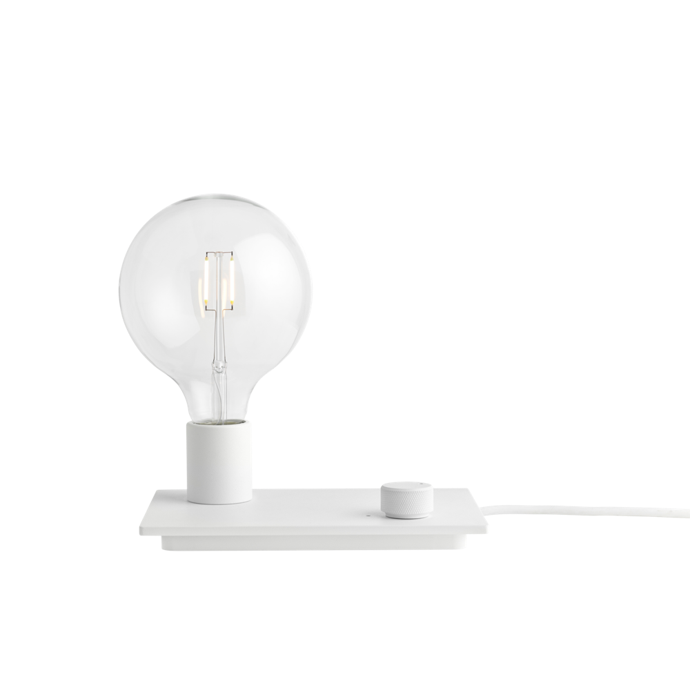 Control bordlampe hvid Bordlampe