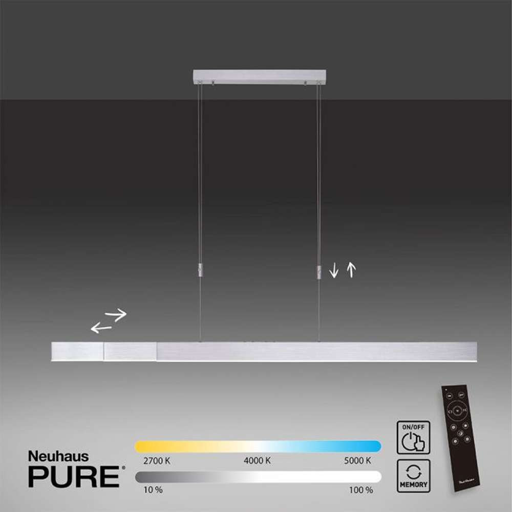 Pure-moto aluminium Pendel
