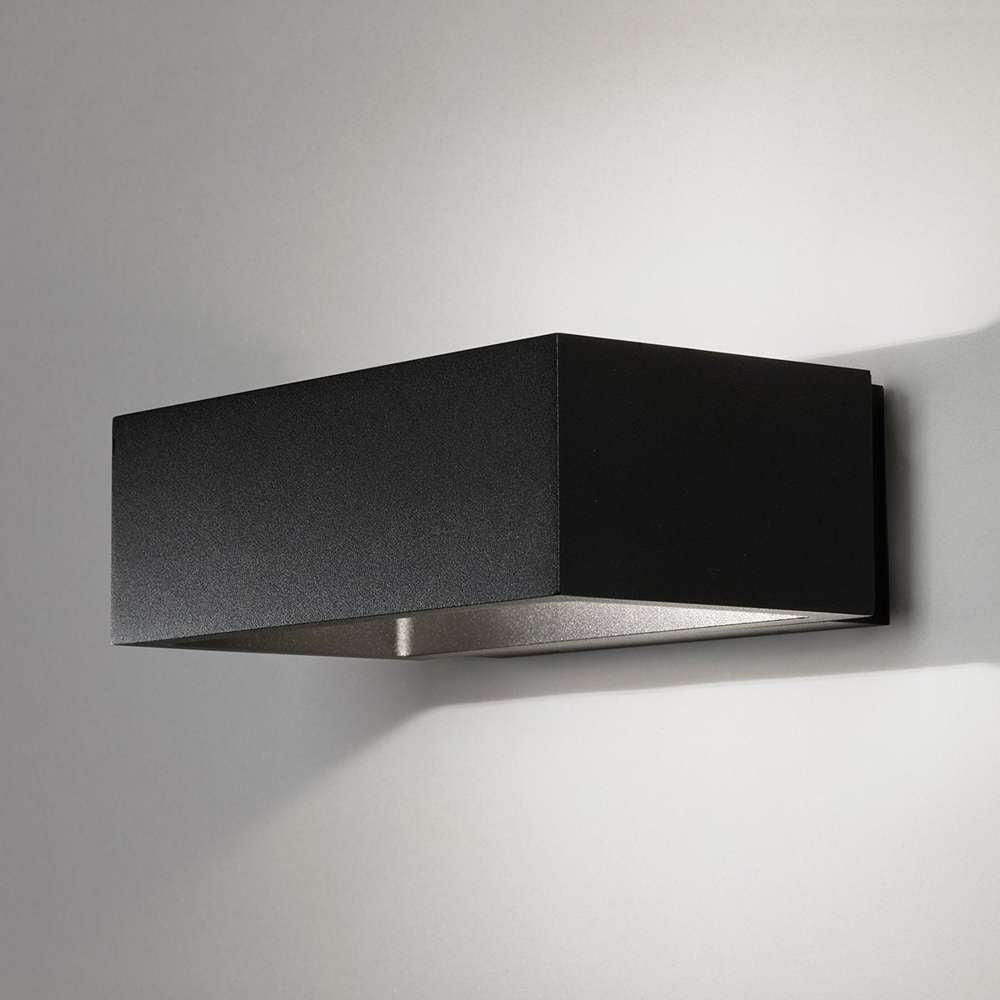 Brick black Væglampe