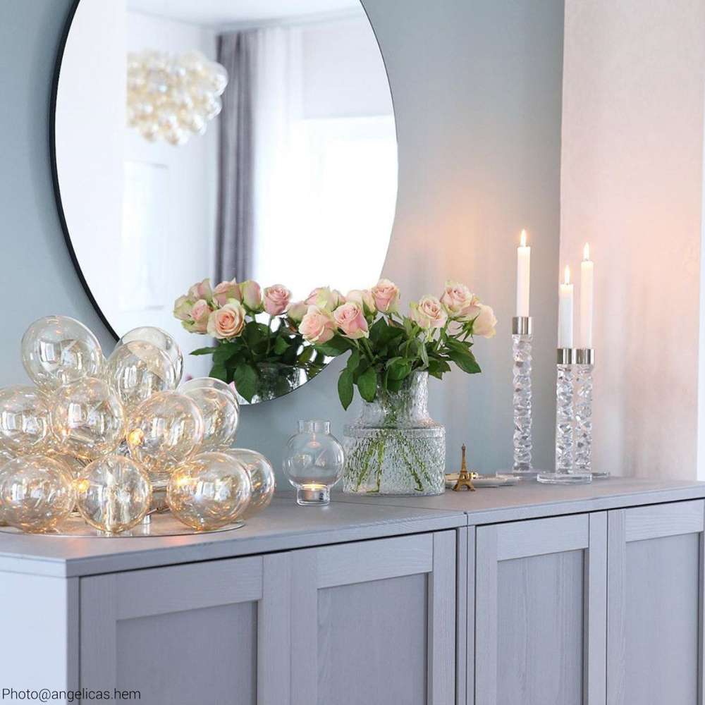 Gross bordlampe amber Bordlampe