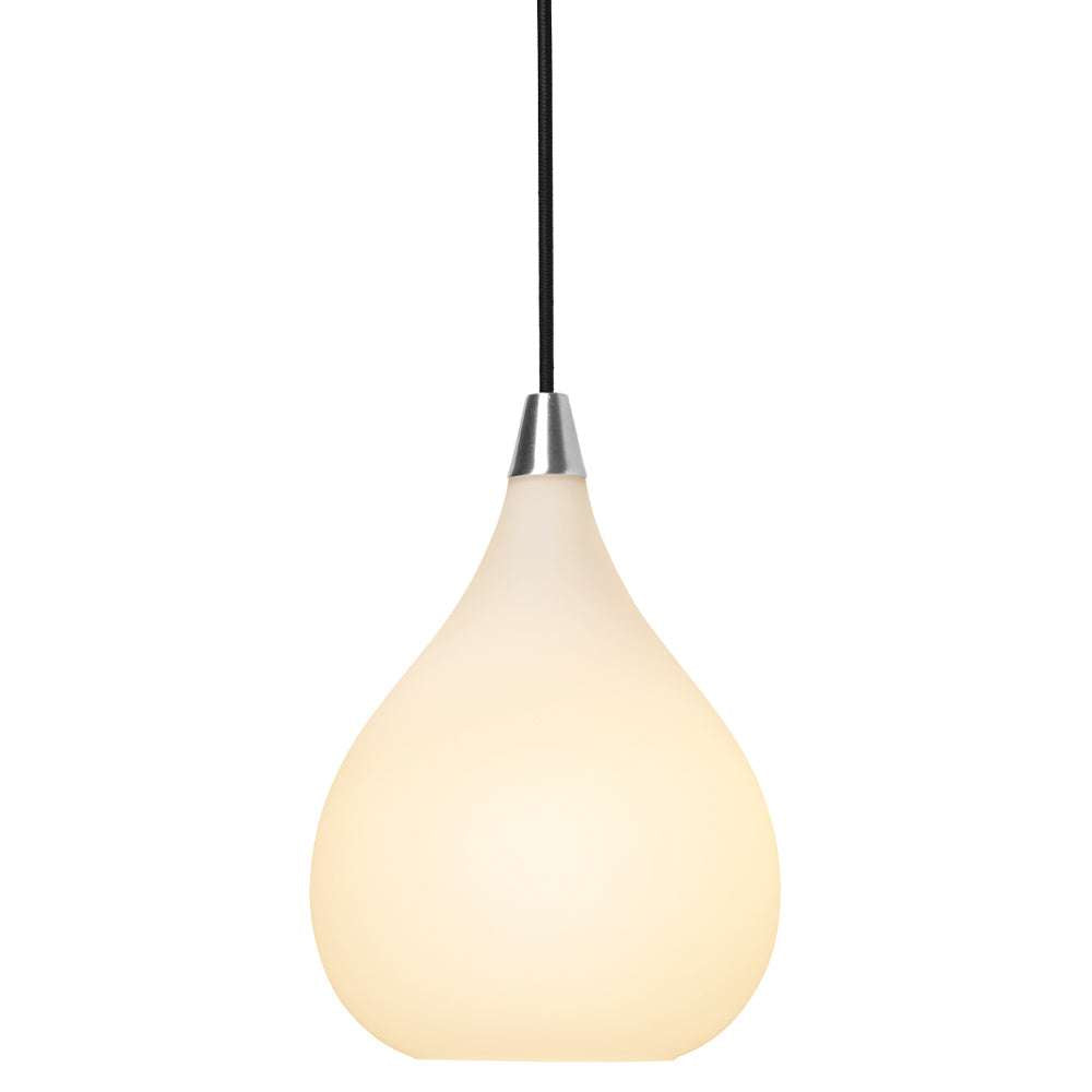 Drops pendel ø17 opal glas / alu.