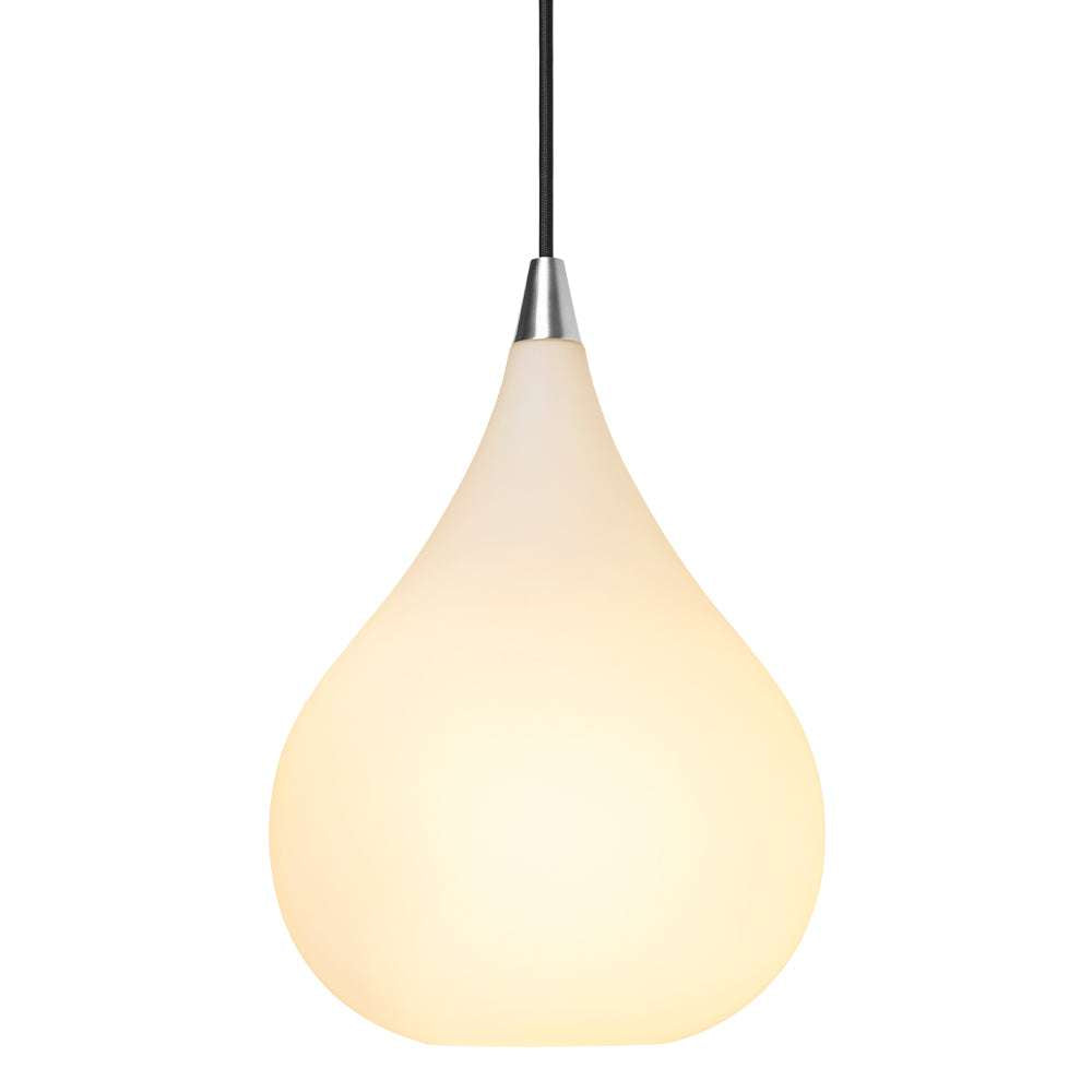 Drops pendel ø23 opal glas / alu.