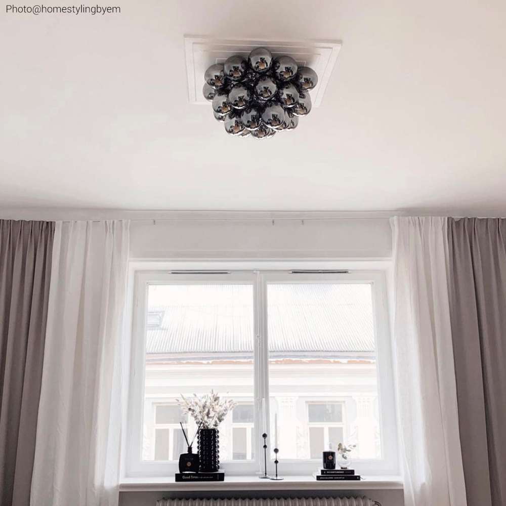 Gross loftlampe røggrå ø50 Loftlampe