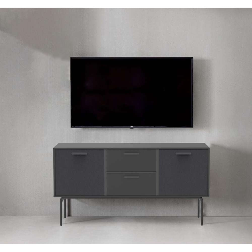 Keep by Hammel AV skab på sokkel med 2 skuffer og 2 stof døre