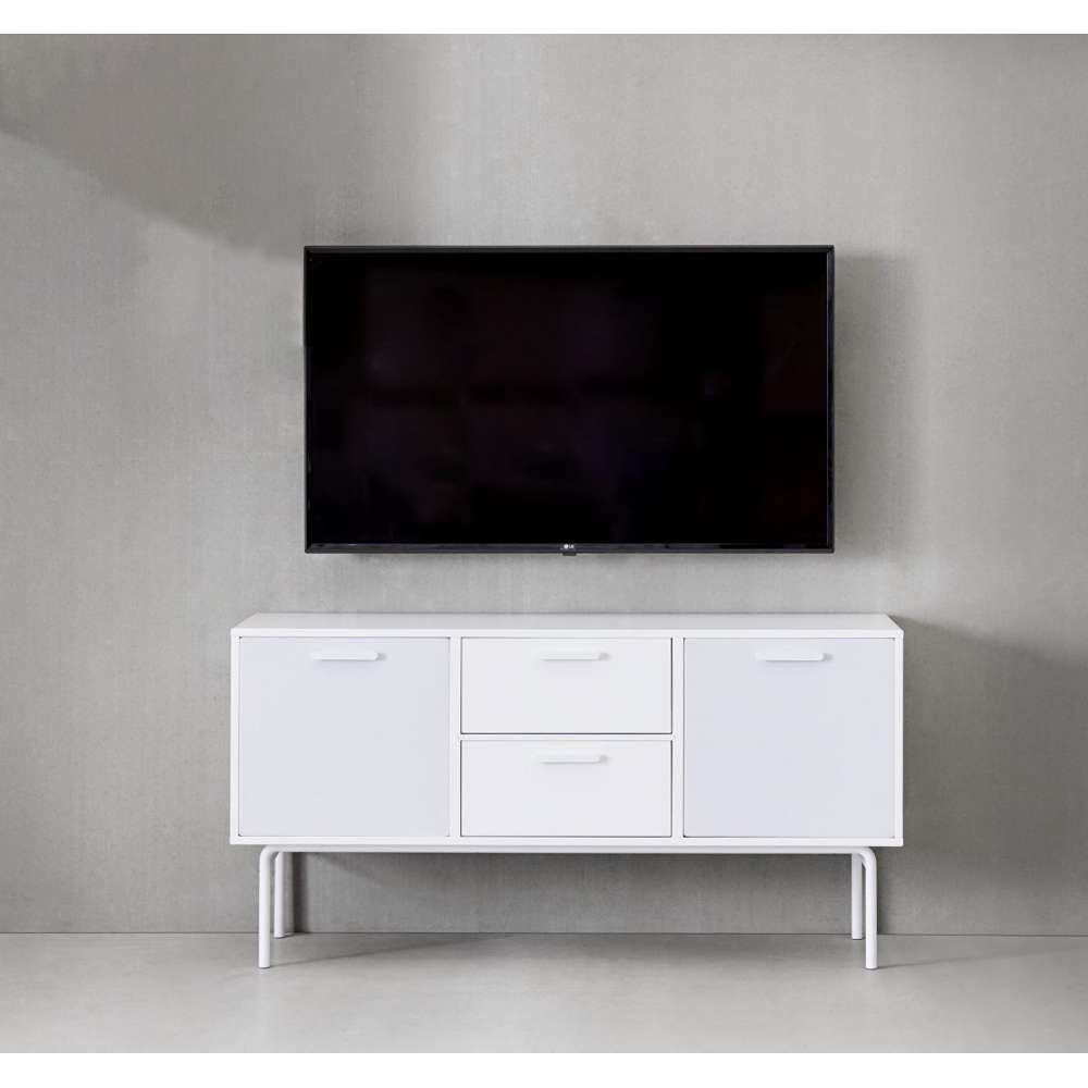 Keep by Hammel AV skab på sokkel med 2 skuffer og 2 stof døre