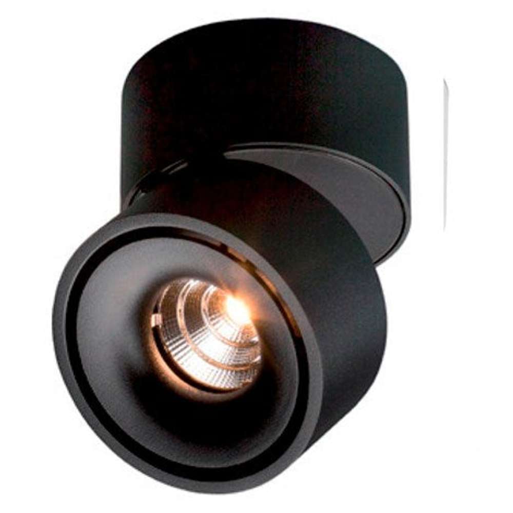 Easy w100 væg/loft sort Spot