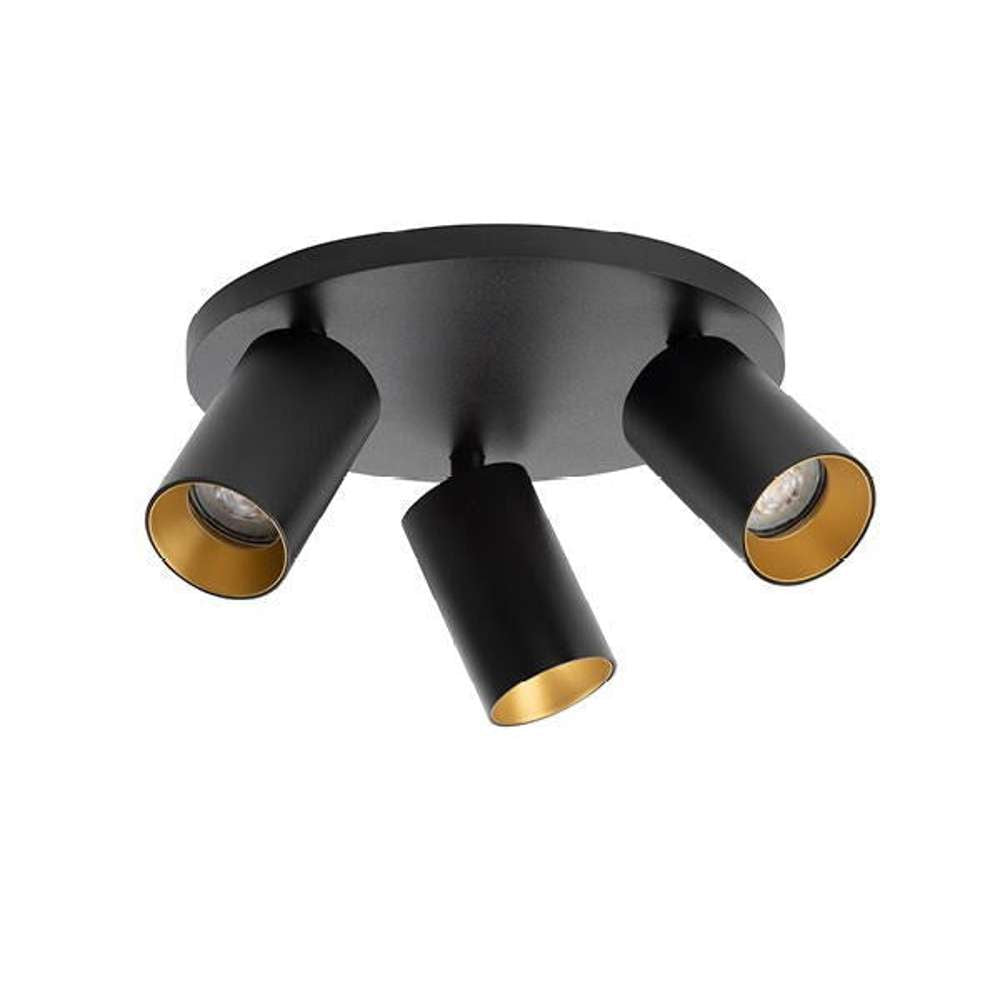 Spoton3 circle sort/guld Spot