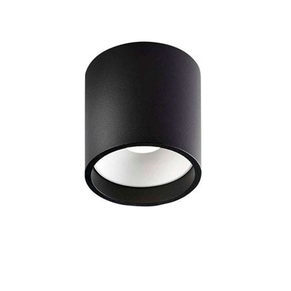 Solo 1 round black/ white Loftlampe