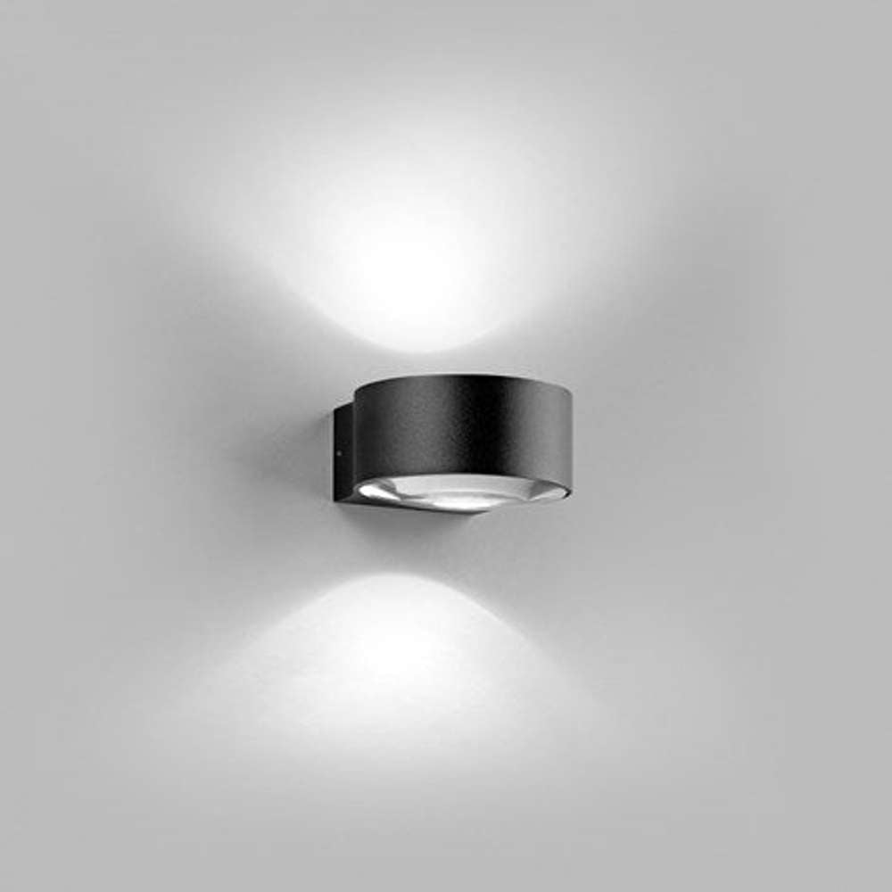 Orbit wall w1 3000k black Udendørslampe