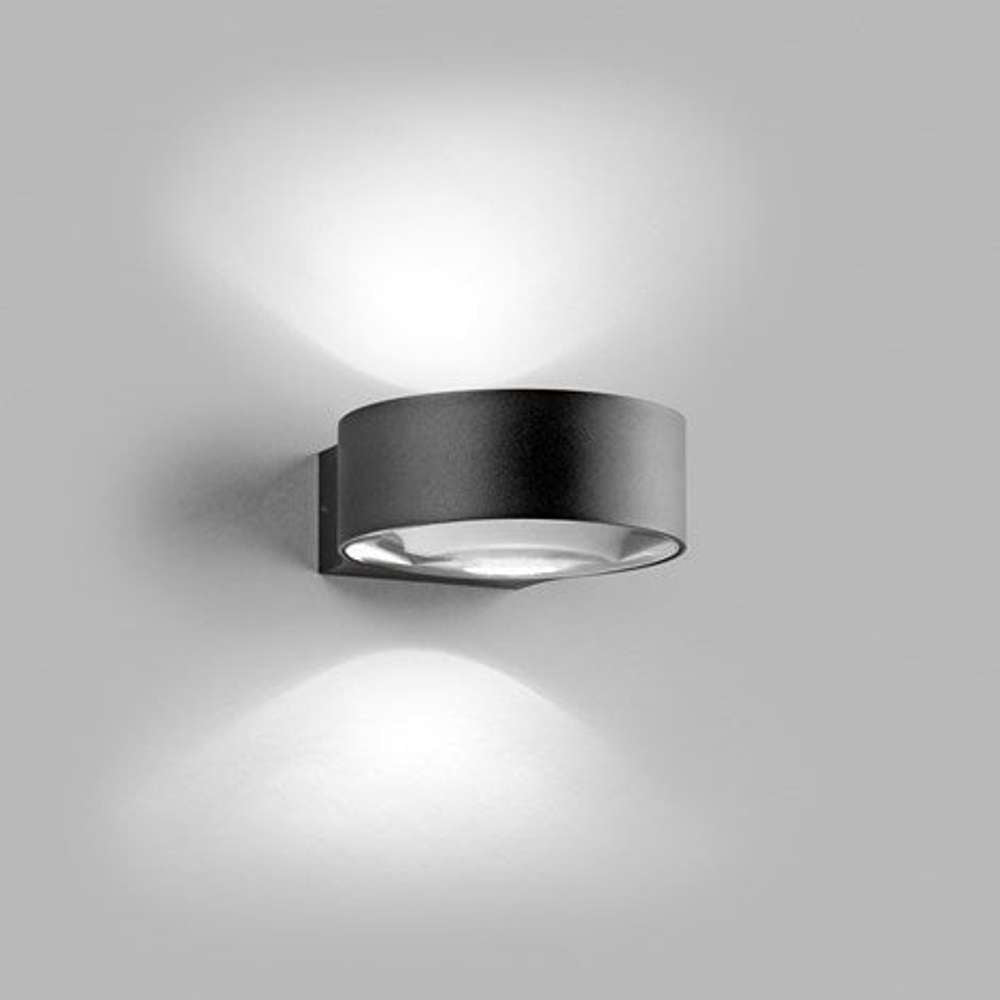 Orbit wall w2 3000k black Udendørslampe