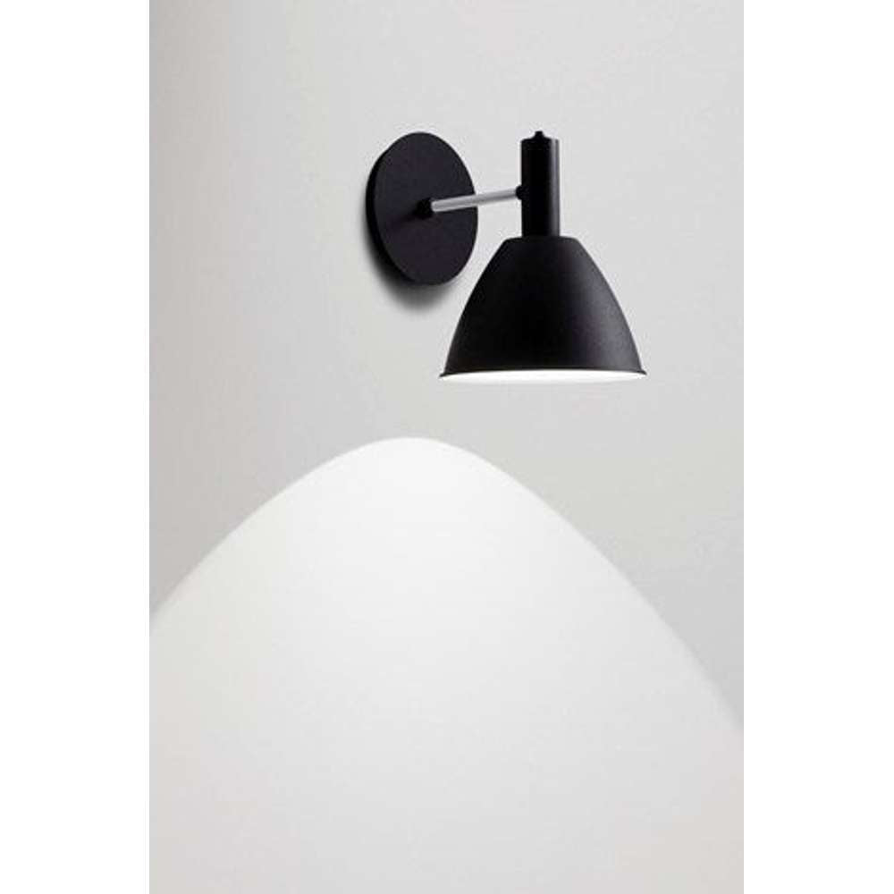 Bauhaus 90 w væg sort Væglampe
