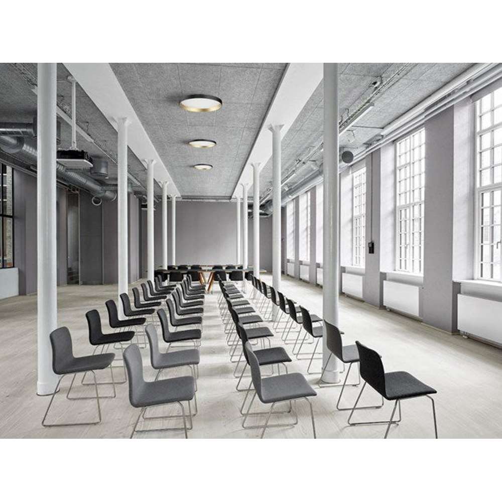 Lucia plafond ø35 sort/guld Loftlampe