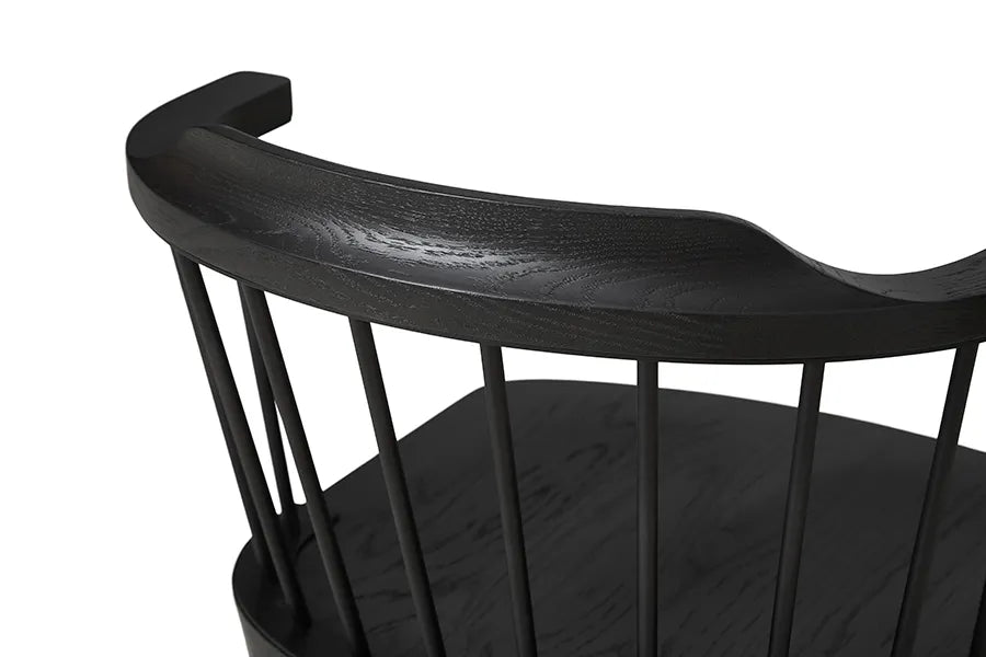 Exchange Dining Chair, black oak fra Stellar Works