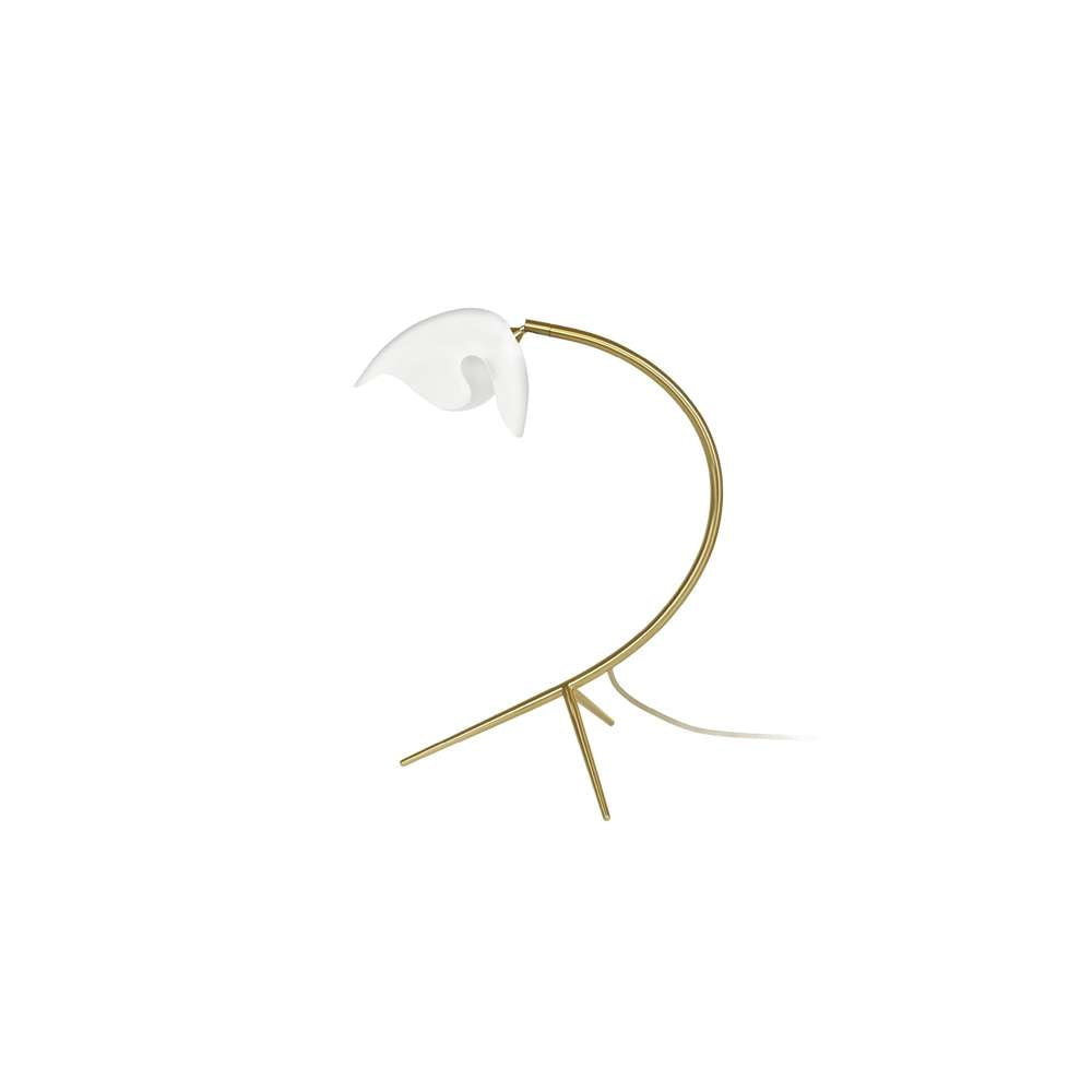 Atbo ps38 bordlampe hvid/messing Bordlampe