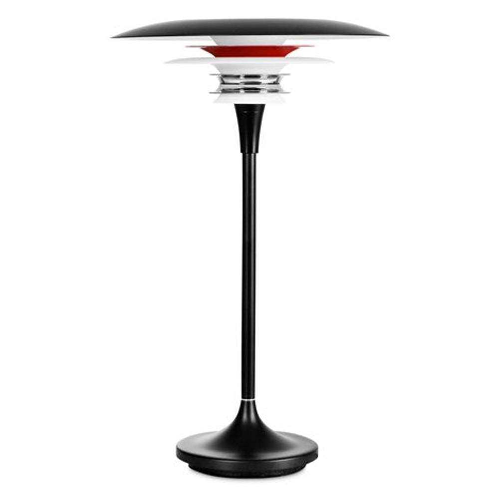 Diablo bordlampe ø30 sort/rød/hvid Bordlampe