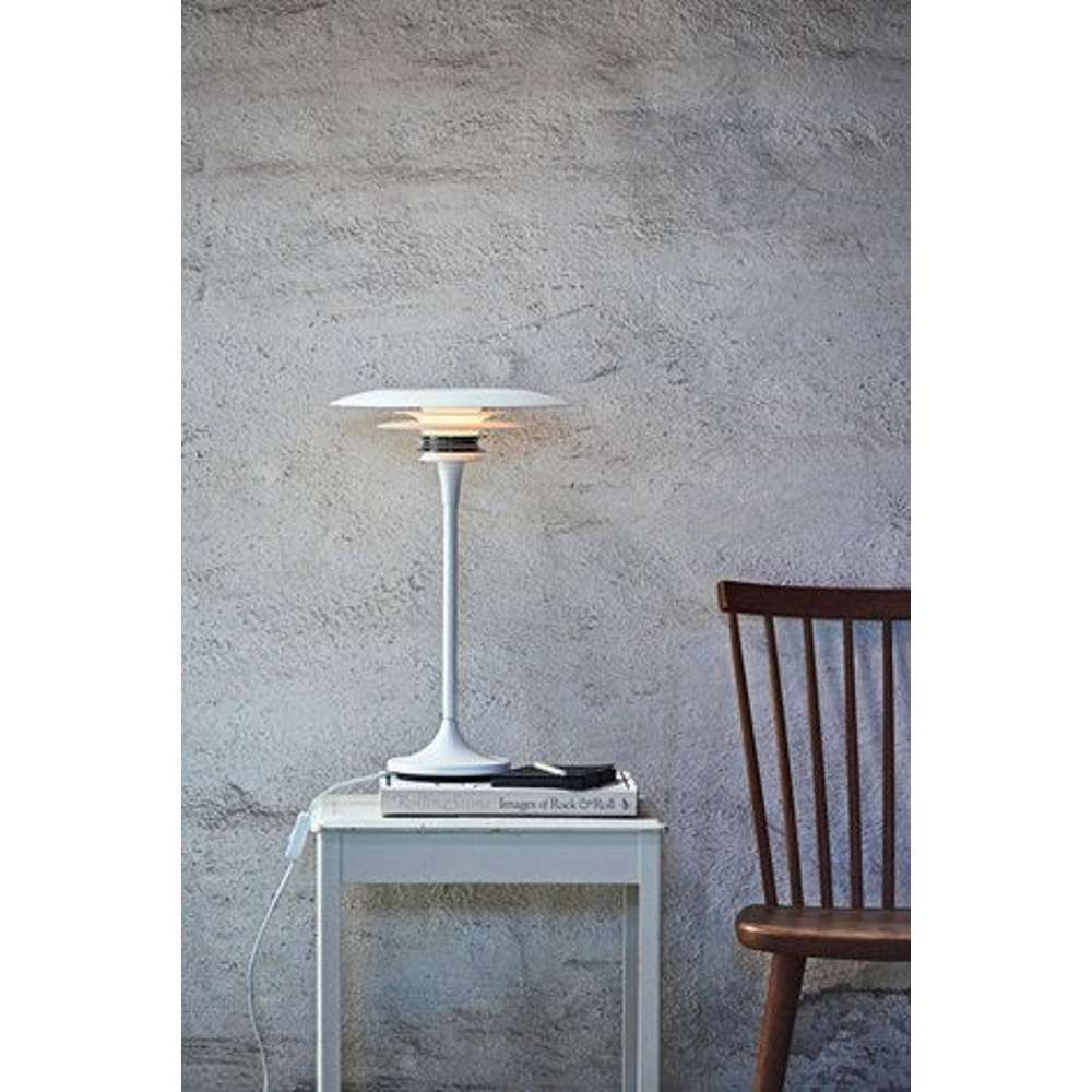 Diablo bordlampe ø30 mat hvid Bordlampe