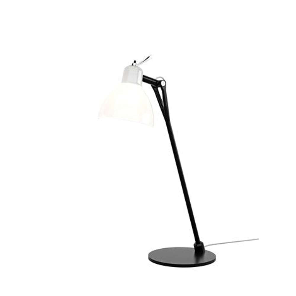 Luxy glam t0 bordlampe sort/hvid Skrivebordslampe