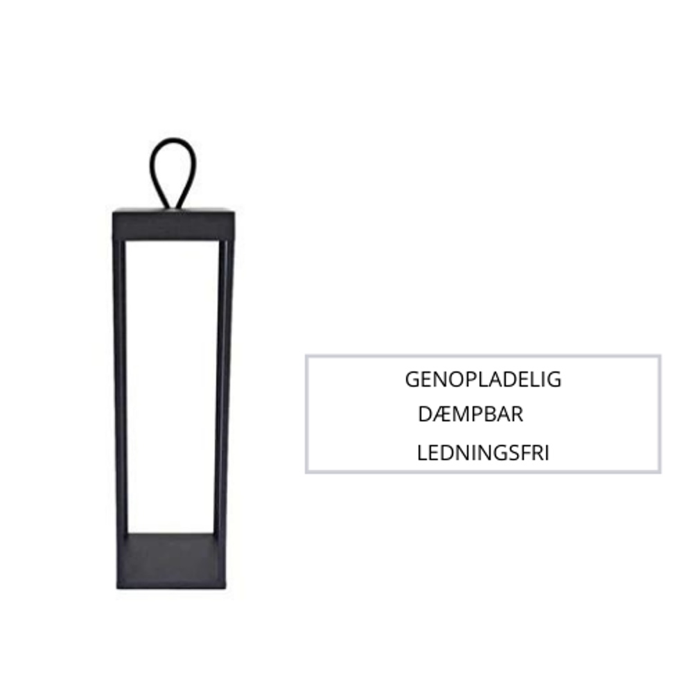 Lucerna lantern 50 sort Portable