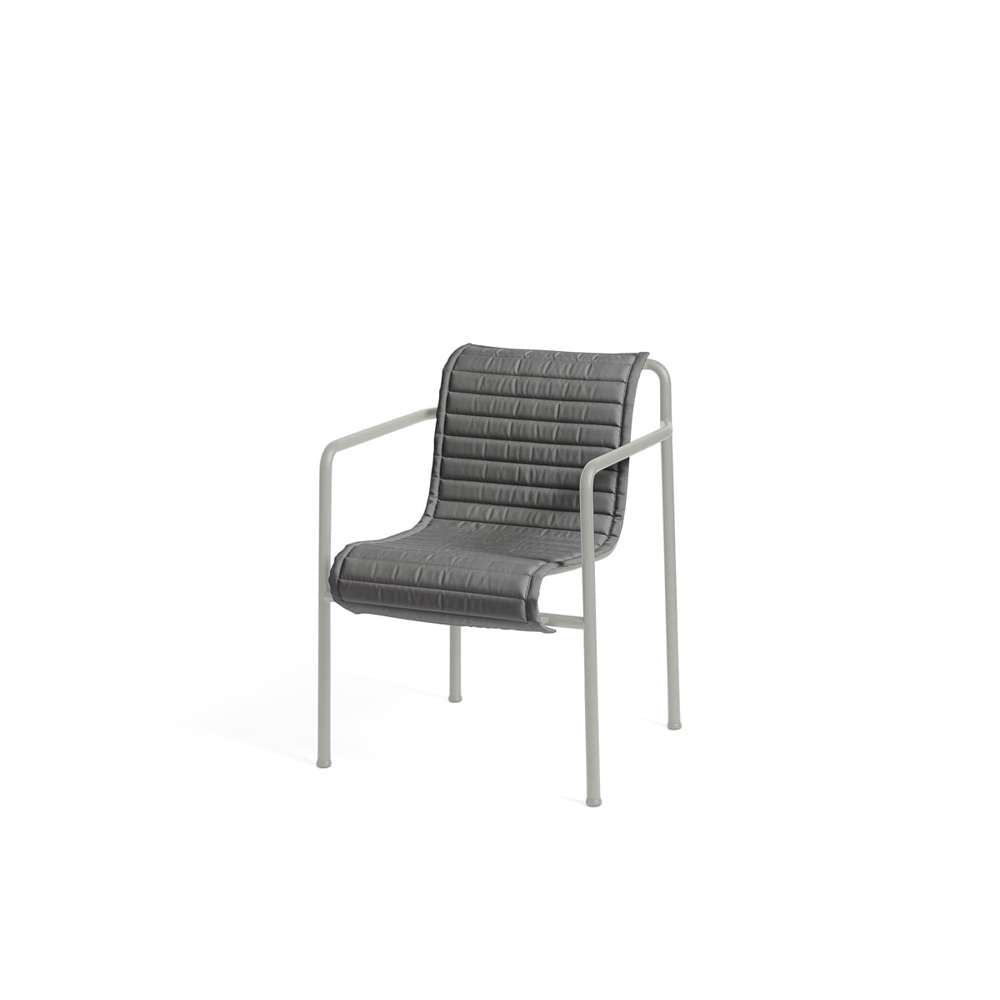 Hay Palissade quilted hynde til spisebordsstol anthracite