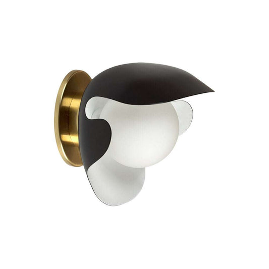 Atbo ps38 væglampe sort/messing Væglampe