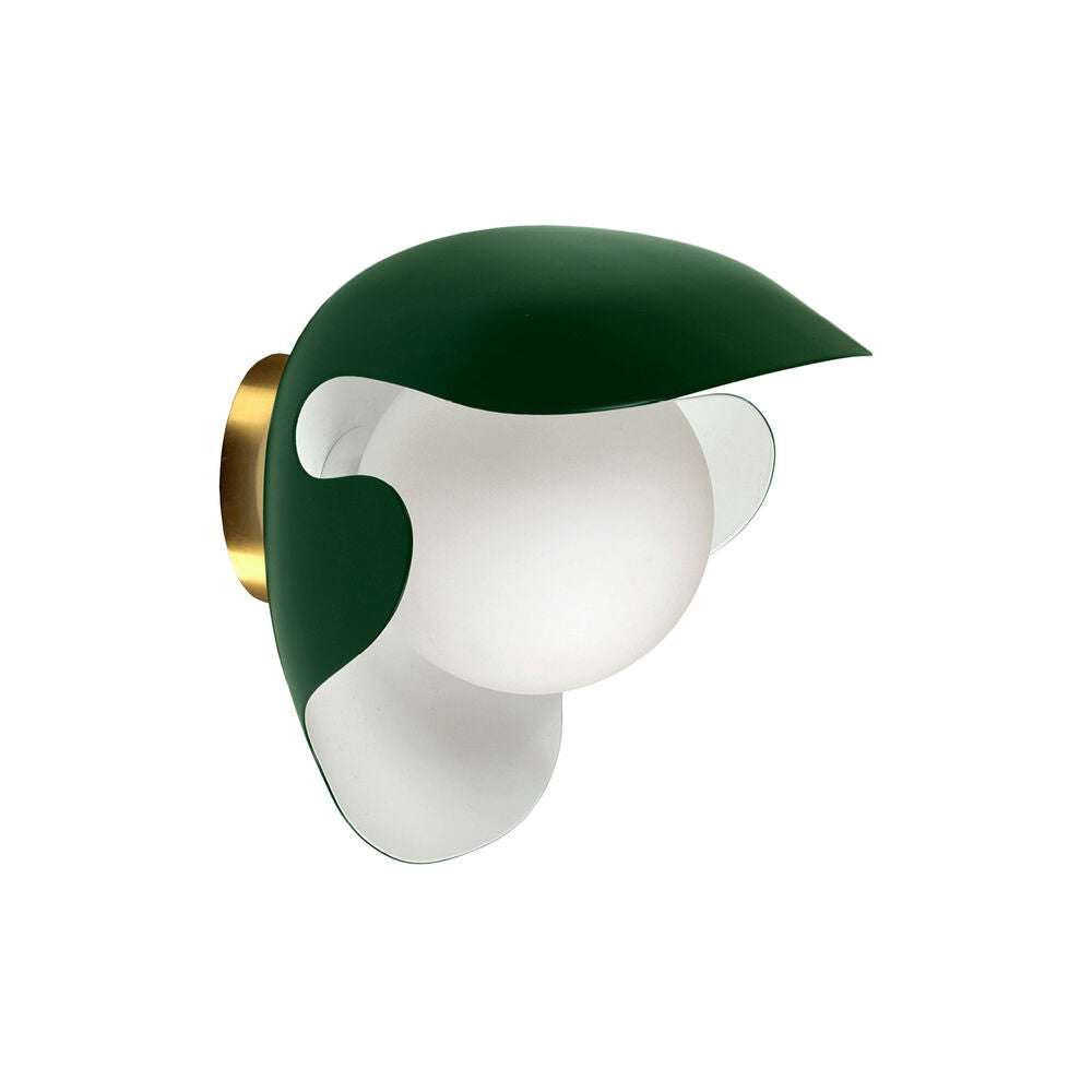 Atbo ps38 væglampe grøn/messing Væglampe
