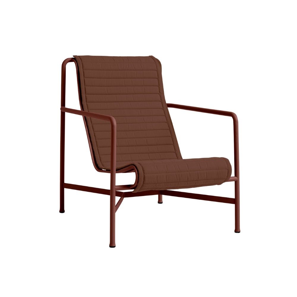 Hay Palissade loungestol høj iron red