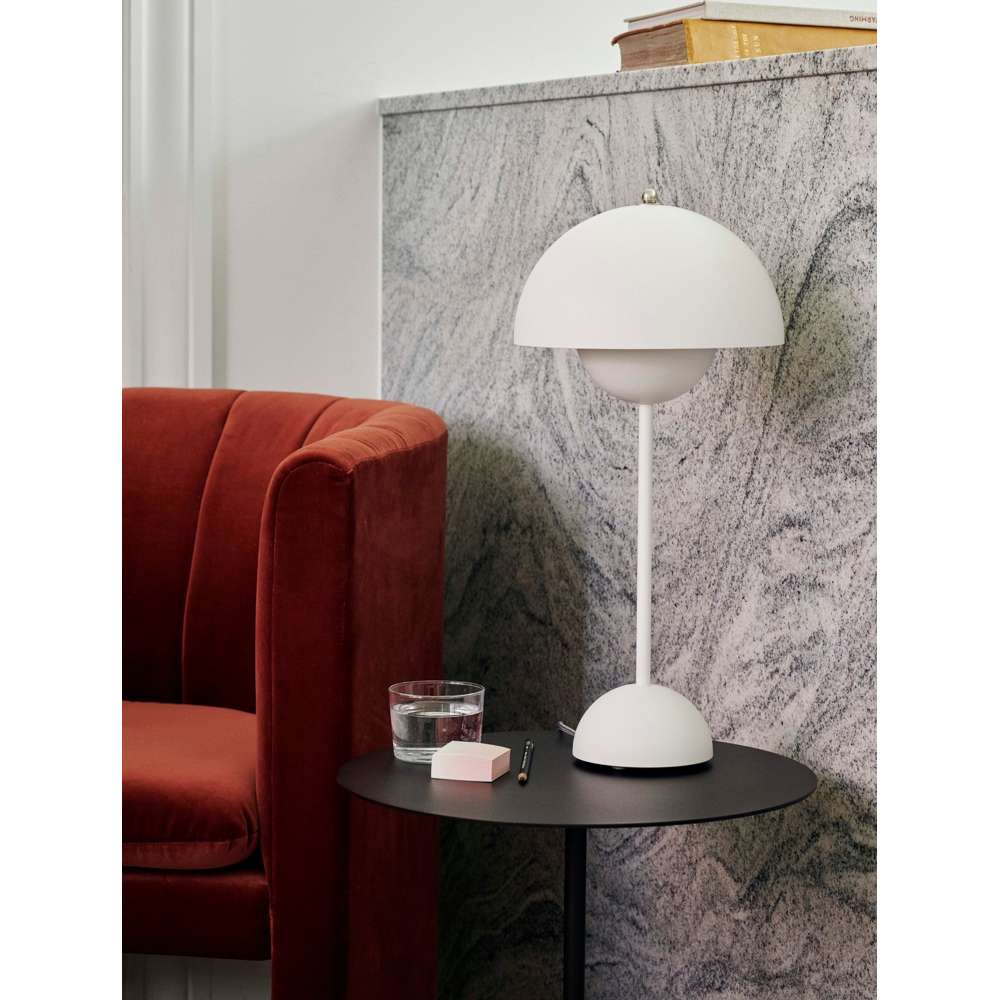 Flowerpot vp3 Bordlampe Mat Hvid