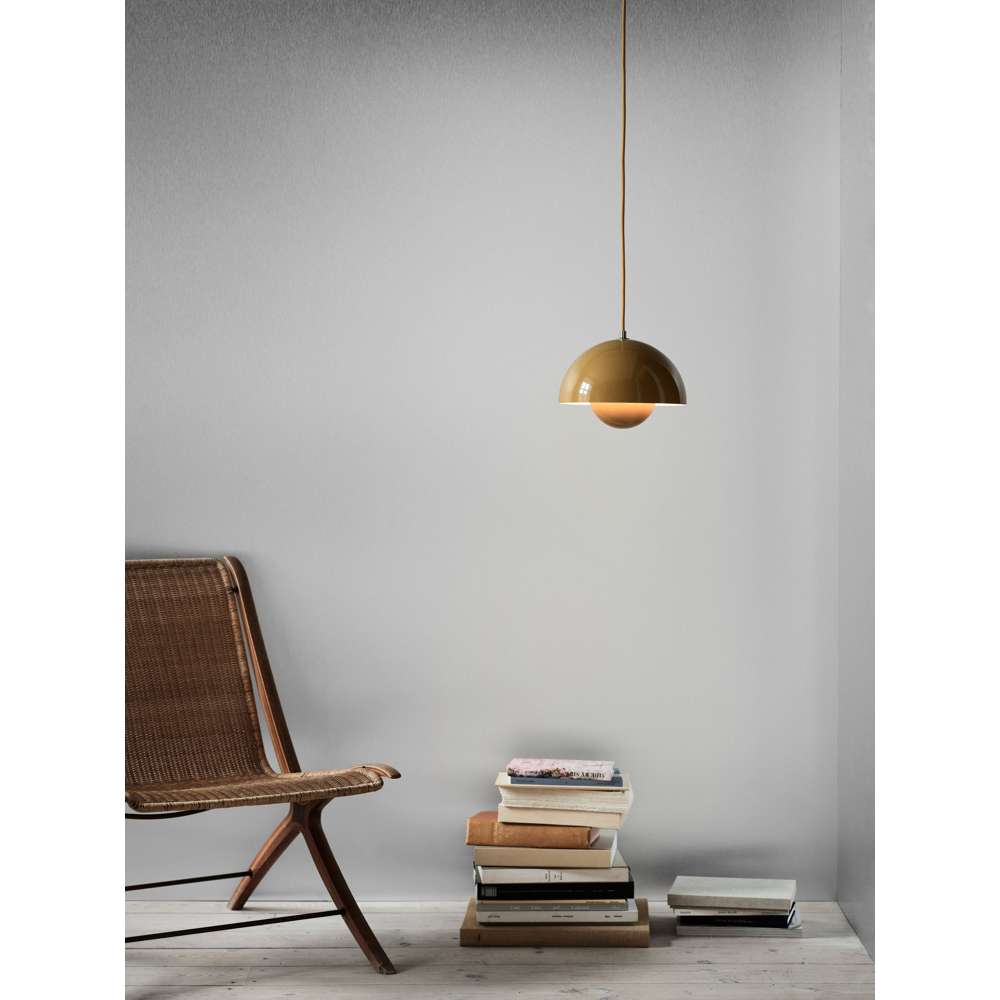 Flowerpot vp1 Pendel sennepsgul
