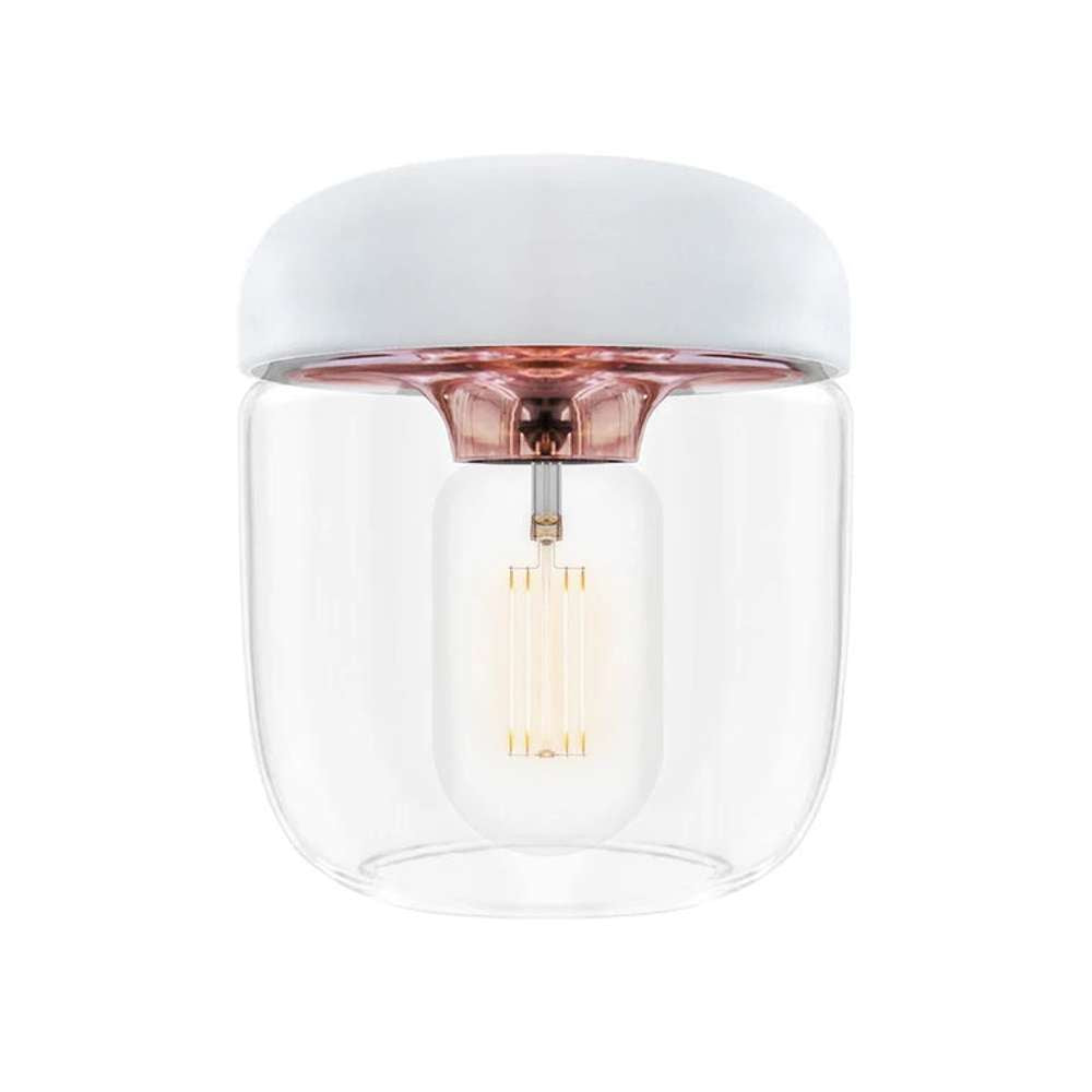 Acorn white polished copper Ø 14 x 16 cm Pendel