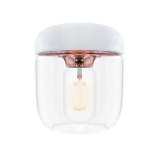 Acorn white polished copper Ø 14 x 16 cm Pendel