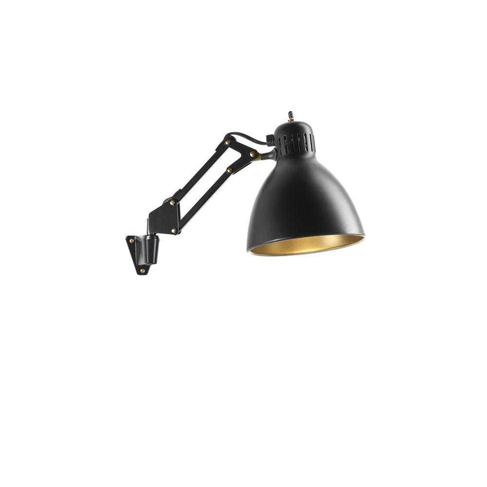 Archi w1 wall mat black/gold Væglampe