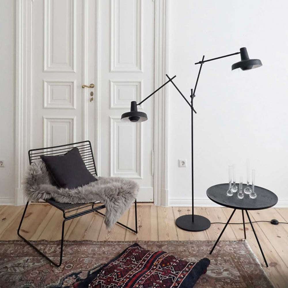 Arigato dobbelt gulvlampe sort Gulvlampe