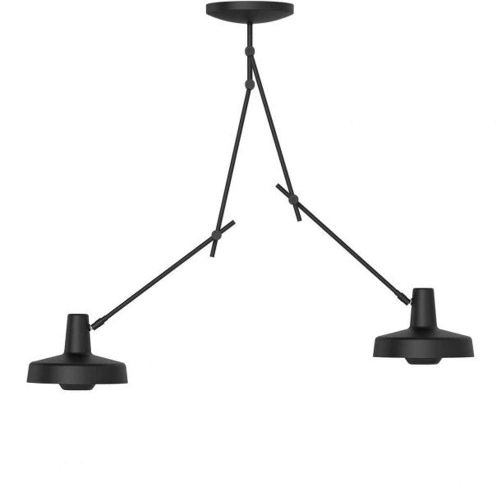 Arigato dobbelt loftlampe sort Loftlampe