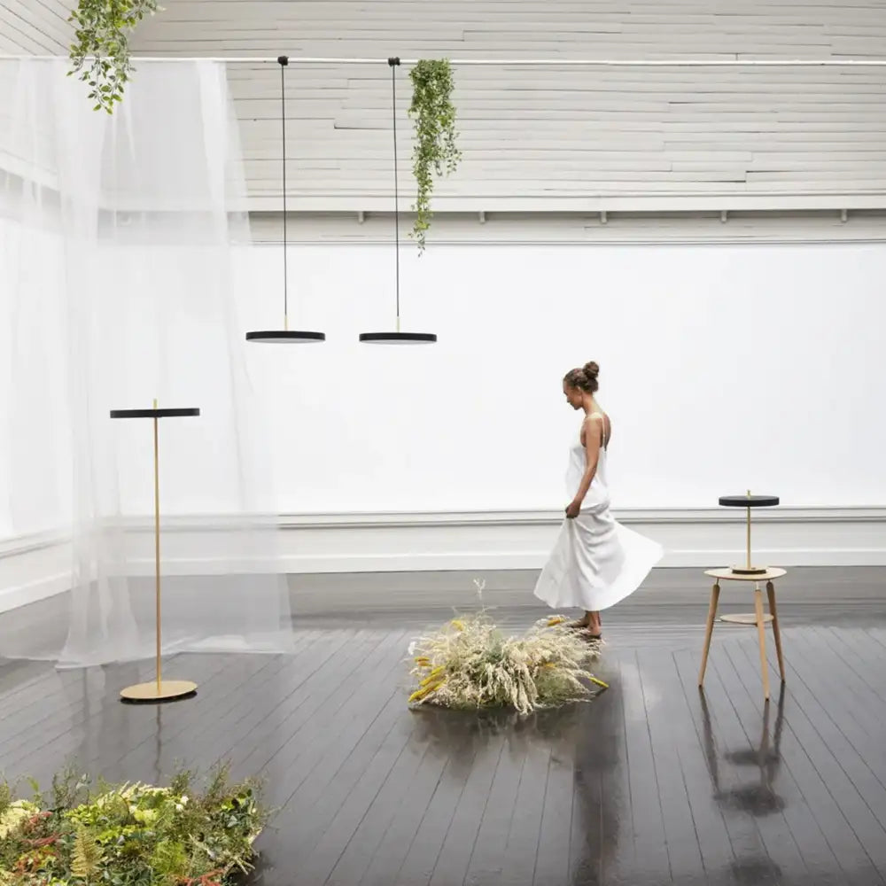 Asteria Medium - Black 43 x 14 cm, 2.7m cordset Pendel