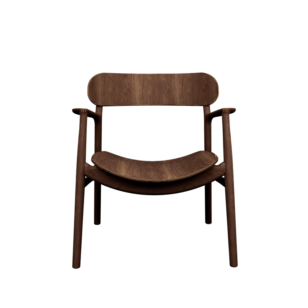 Bent Hansen Asger Lounge Chair - Røget eg