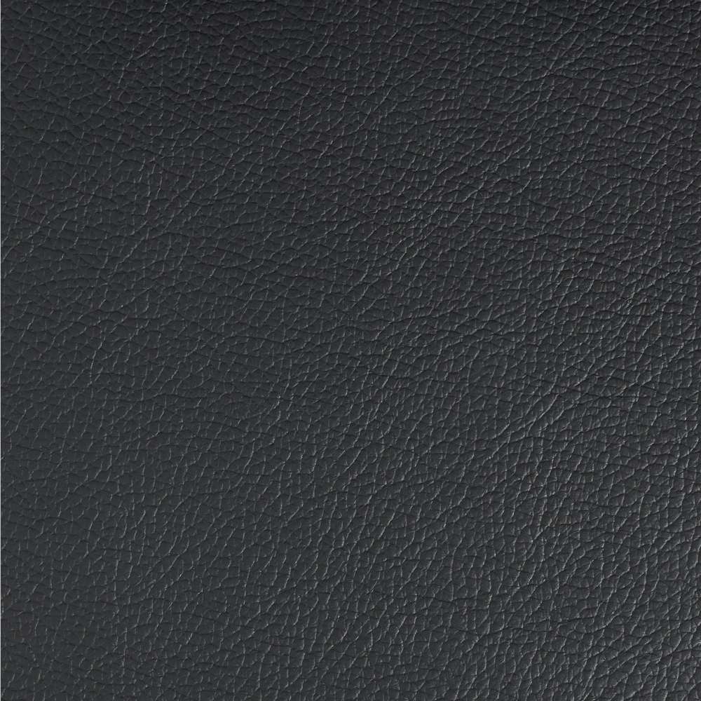 Skovby SM48 spisebordsstol - Sort læder 0100, Børstet stål