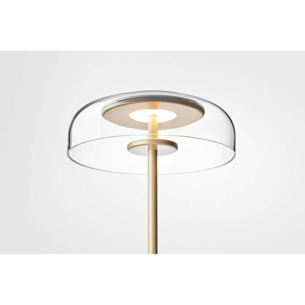 Blossi table, nordic gold / clear, incl. dimmable switch Bordlampe