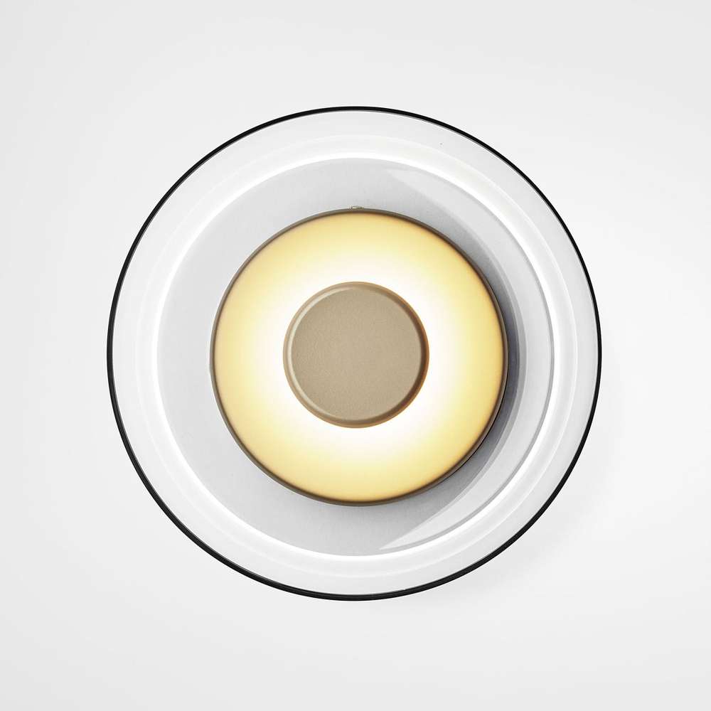 Blossi wall, nordic gold / clear Væglampe