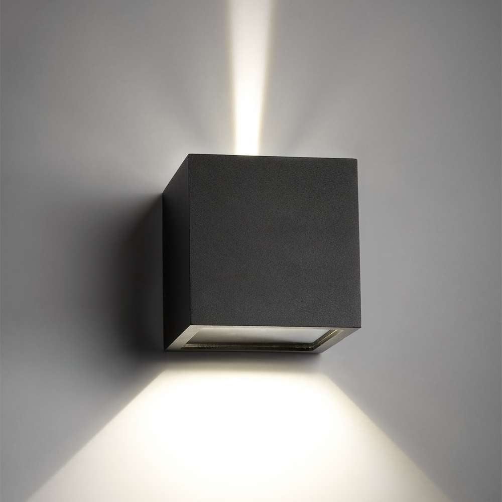 Cube LED Black Udendørslampe Udendørslampe