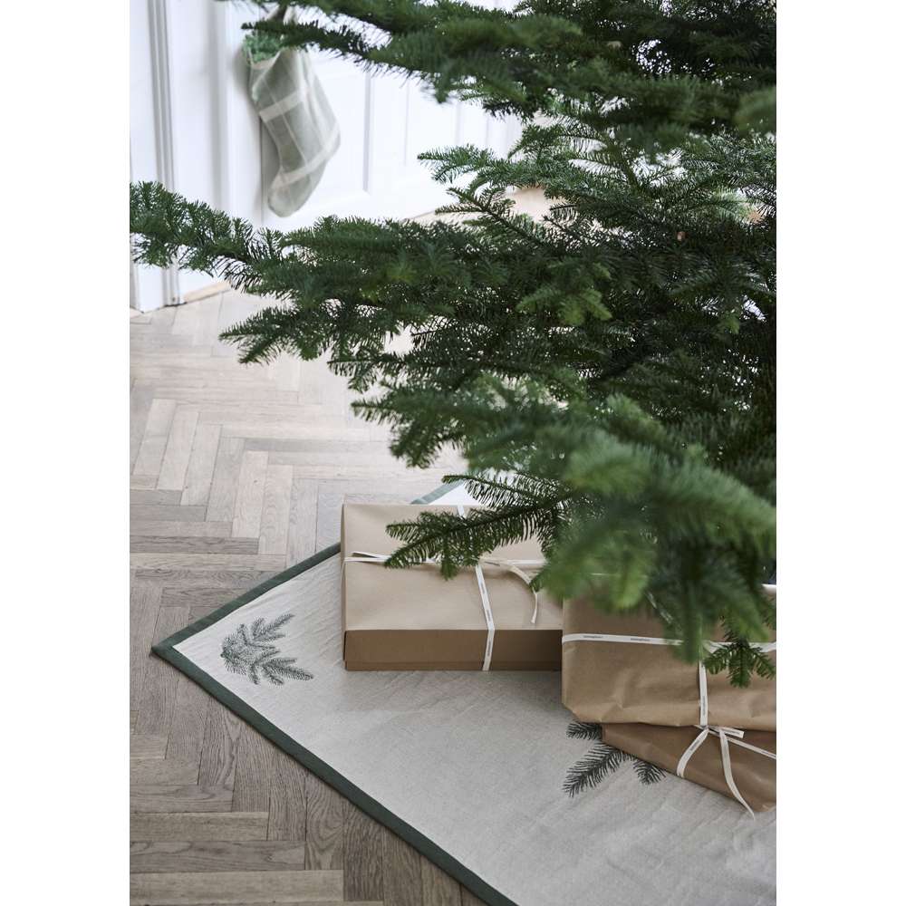 Compliments Baum juletræstæppe - Grøn - 130x130 cm