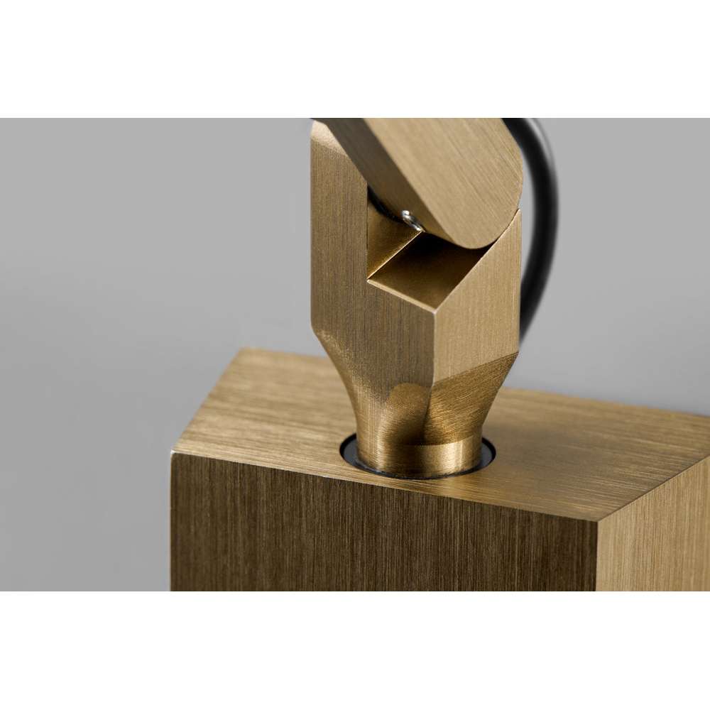 Dark wall mount brass