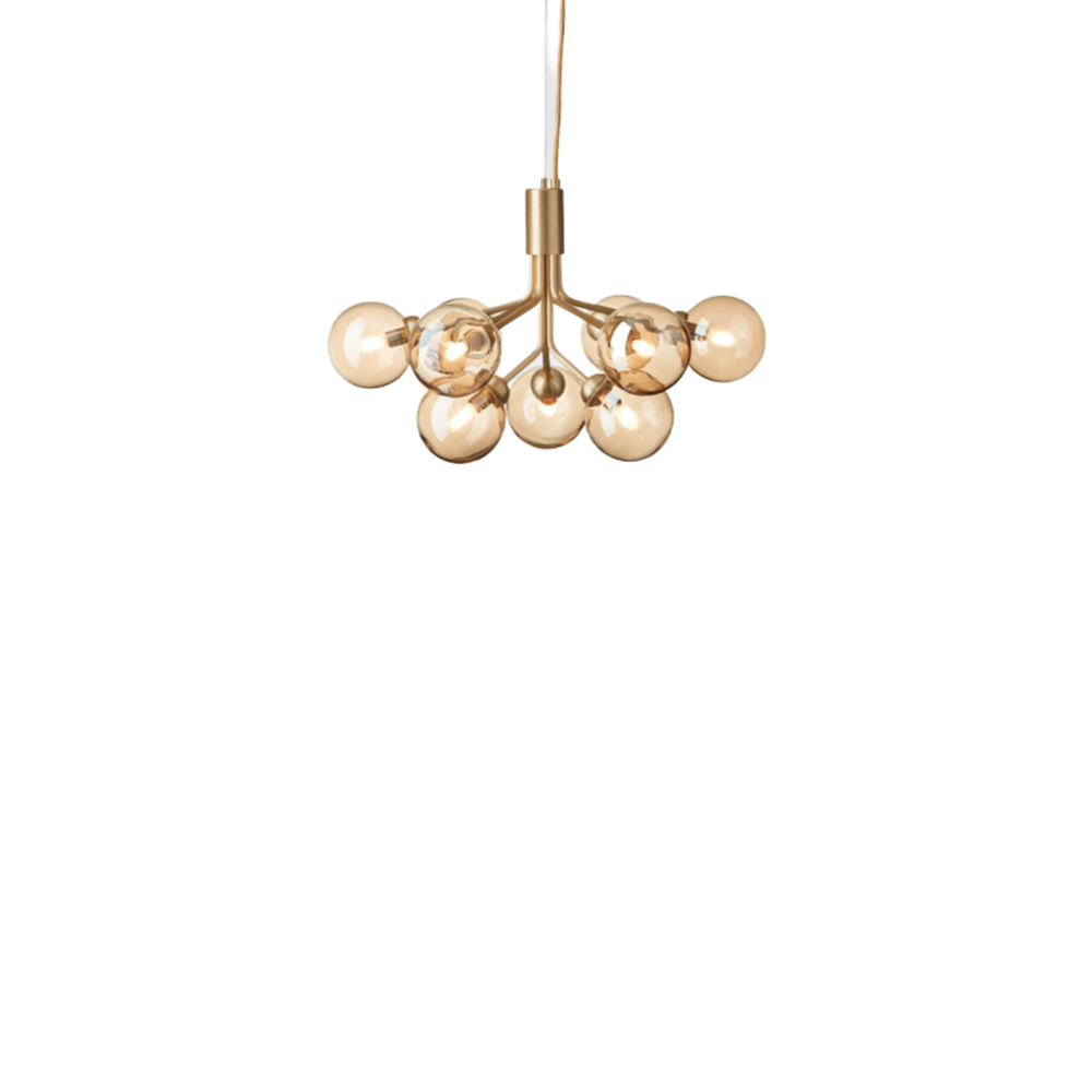 Apiales 9, brushed brass / gold Pendel