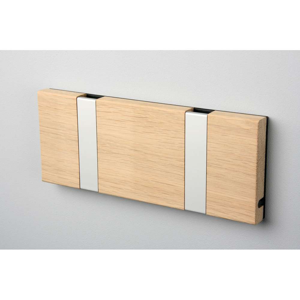 Knax vandret knagerække m/2 knager