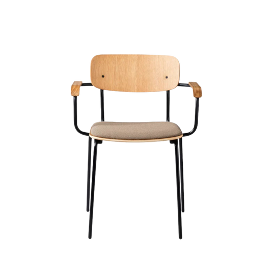 FDB J183 Holmen spisebordsstol med armlæn