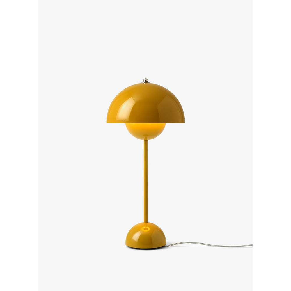 Flowerpot vp3 Bordlampe sennepsgul