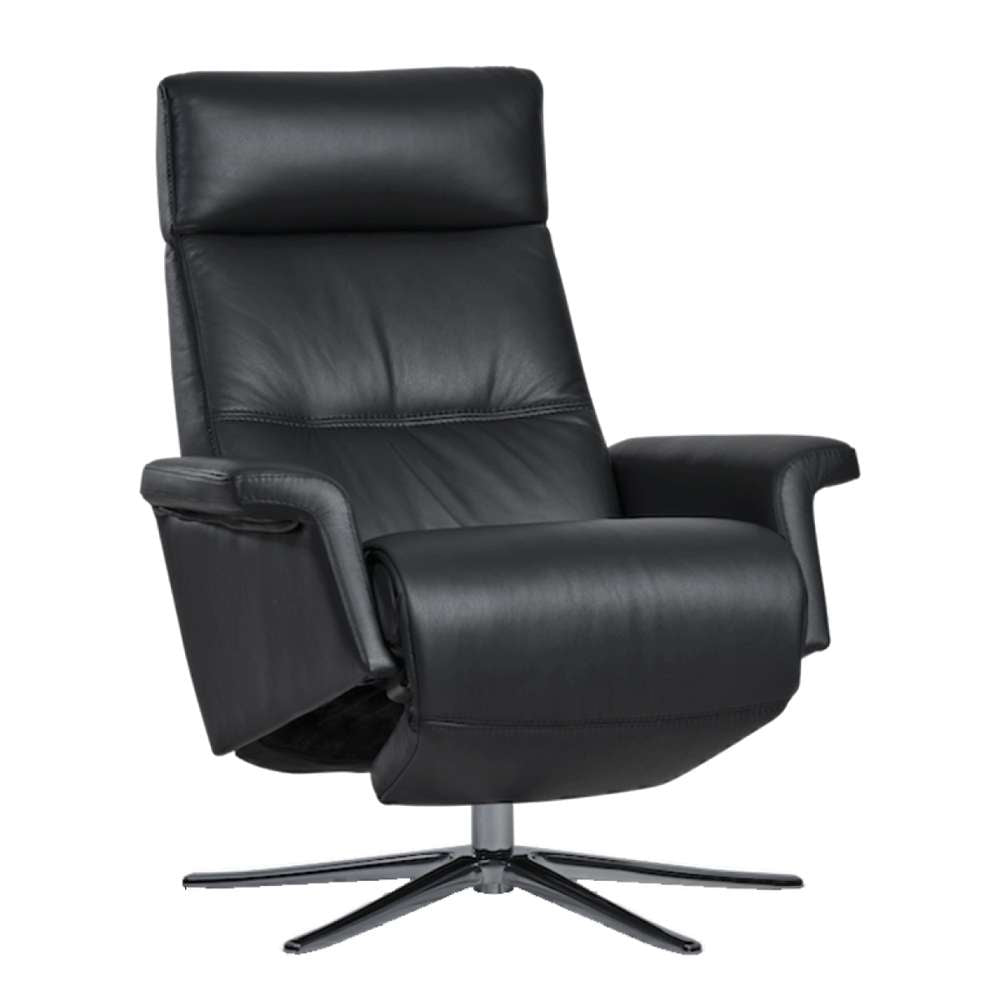 IMG Mogenstrup hvilestol med indbygget skammel - Sort