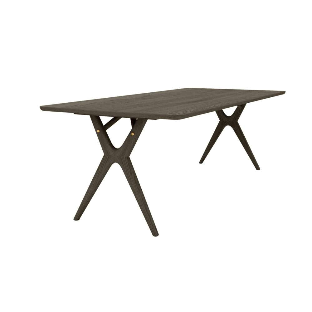 Kristensen & Kristensen Amelia spisebord - Gråbrun messing