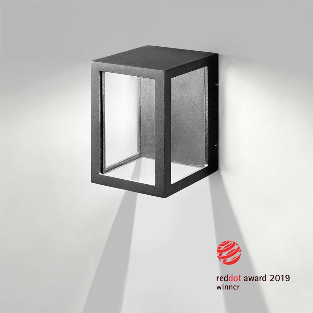 Lantern w2 black Udendørslampe
